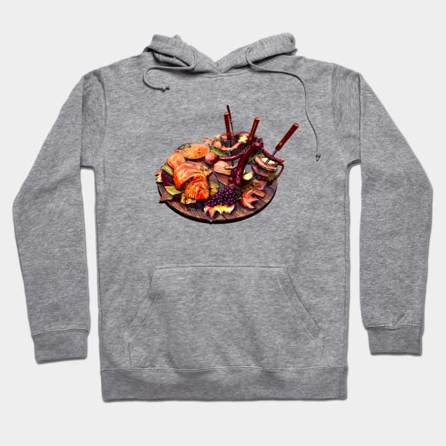 Canteen Feast Hoodie by CCDesign